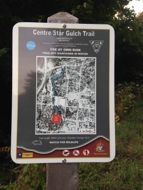 Check the warning on the sign.